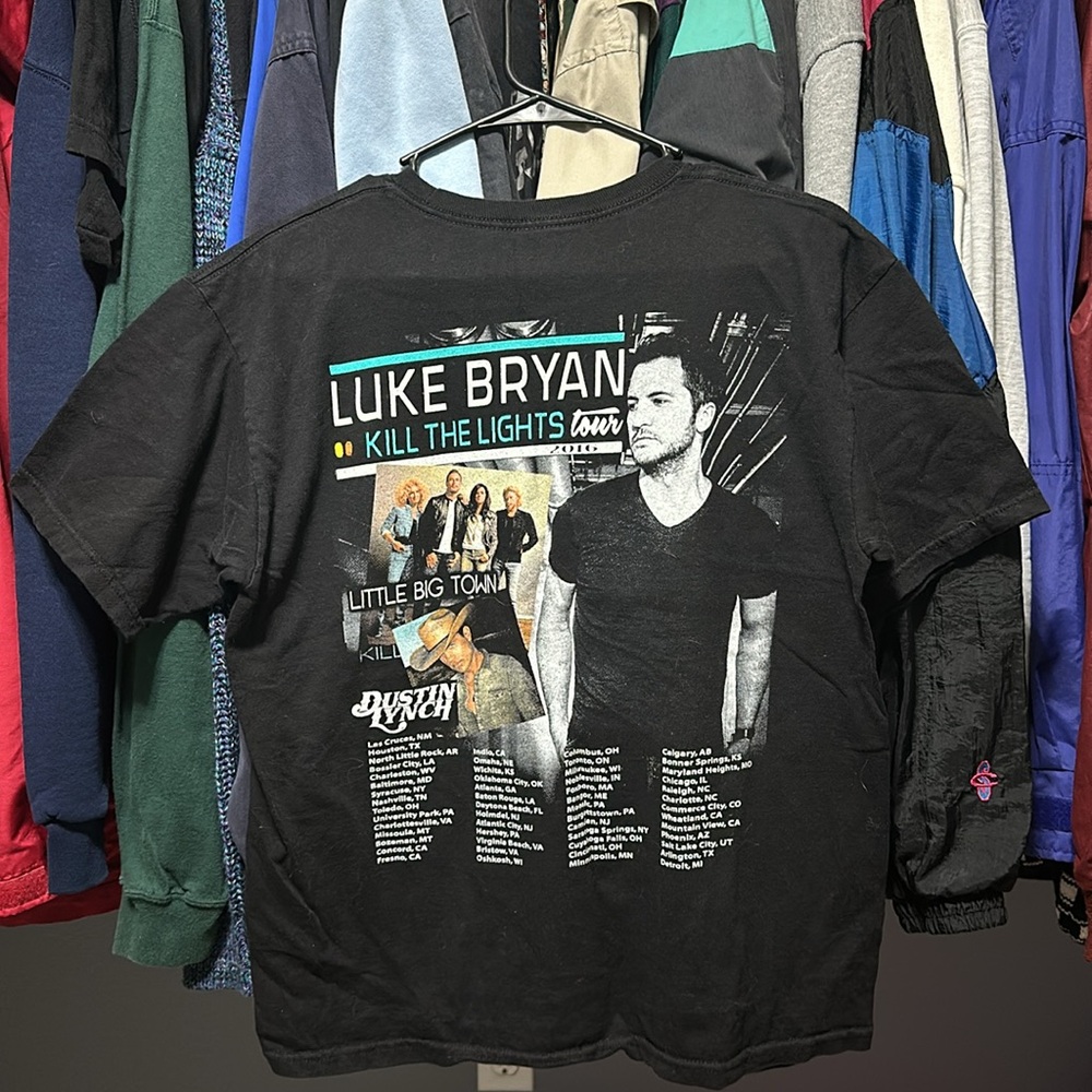 Luke Bryan Kill The Lights Tour T-Shirt - Picture 3 of 3